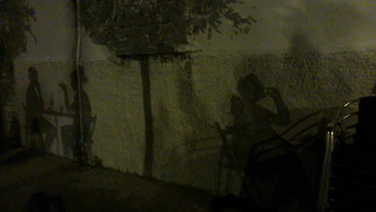 Shadow paintings in Sevilla