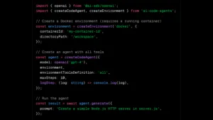AI Code Agents Snippet